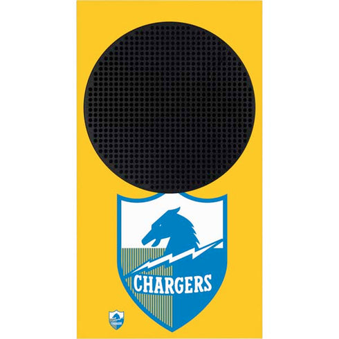 NFL Los Angeles Chargers Retro Logo Xbox Series S Console Skin